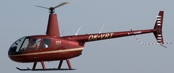 LET vrtulníkem Robinson R44 (3xcestující) Olomouc